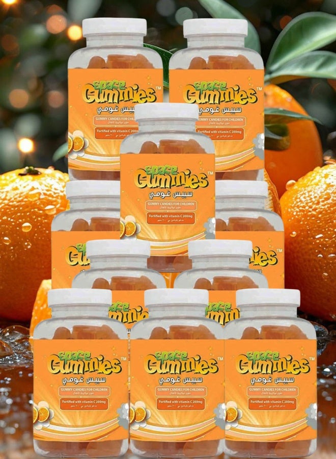 SPACE GUMMIES 10 Pieces Space Gummies Vitamin C 60 Gummies - Image 1